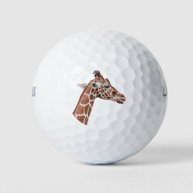 Giraffe profile golf balls (Front)