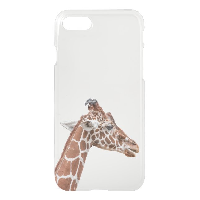 Giraffe profile uncommon iPhone case (Back)