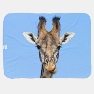 Giraffe Receiving Blanket