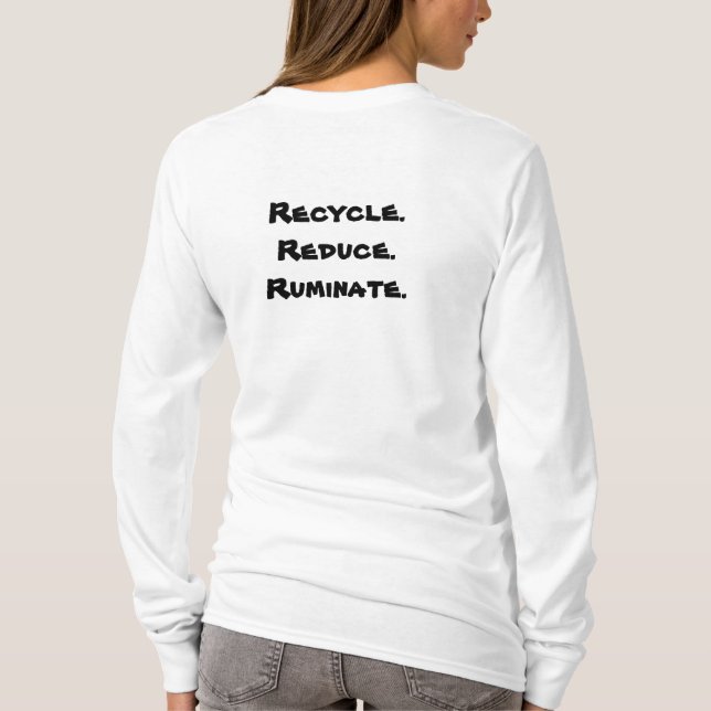 Giraffe Recycle T-Shirt (Back)