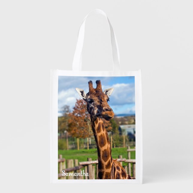 Giraffe Reusable shopping bag (Front)