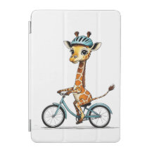 Giraffe Riding a Bicycle – Hand-Drawn Pencil Art