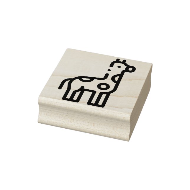 Giraffe Rubber Stamp (Stamp)
