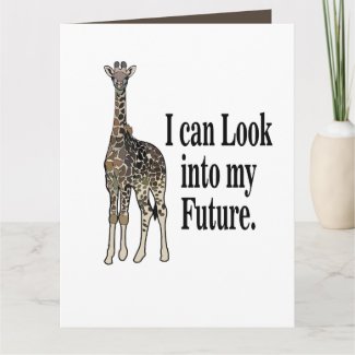 Giraffe Safari Animal Funny Birthday
