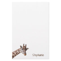 Giraffe Safari Animal Personalized Name