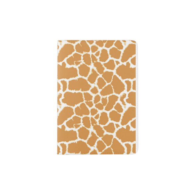 Giraffe Safari Pattern Passport Holder (Front)