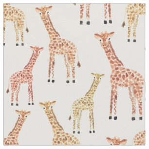Giraffe Safari Print Fabric