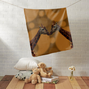 Giraffe Self Reflection, Baby Blanket