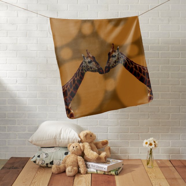 Giraffe Self Reflection,  Baby Blanket (In Situ)