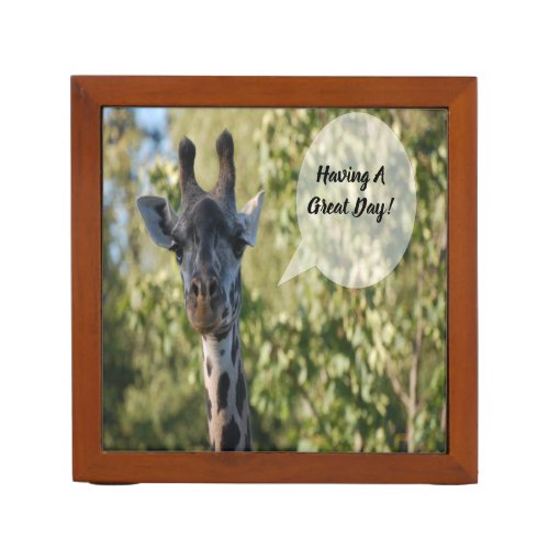 Giraffe Shower  Desk Organizer