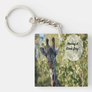 Giraffe Shower   Keychain