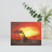 Giraffe Silhouette (Standing Front)