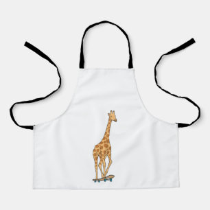 Giraffe Skater Skateboard Apron