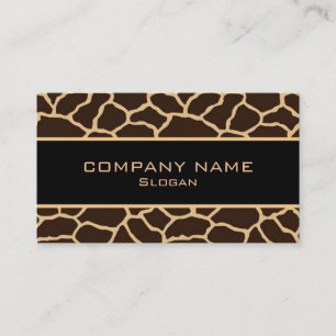 Giraffe skin Business Cards