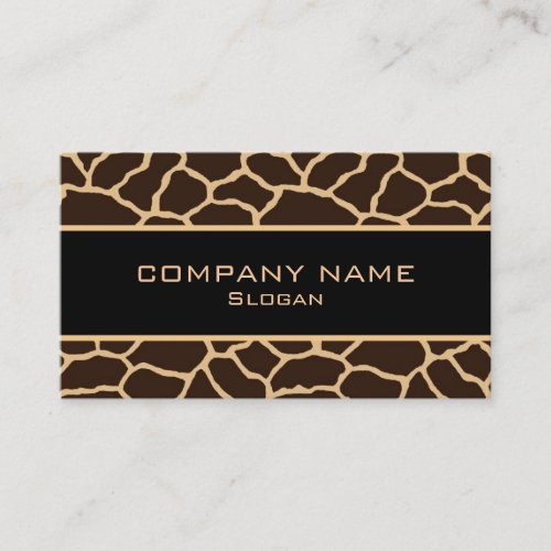 Giraffe skin Business Cards