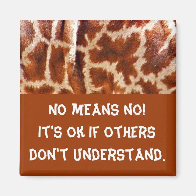 Giraffe Skin_ Magnet (Front)