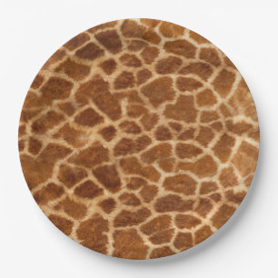 Giraffe Skin Paper Plates