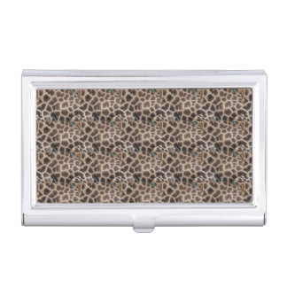 Giraffe Skin Pattern Business Card Holder
