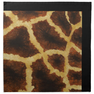 Giraffe Skin Print Napkins