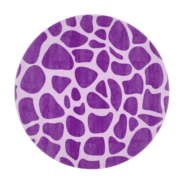 Giraffe Skin Purple Texture-23324 Cutting Board (Front)