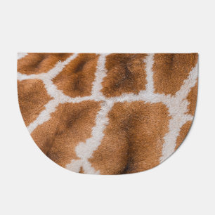 Giraffe Skin: Realistic Animal Texture Doormat