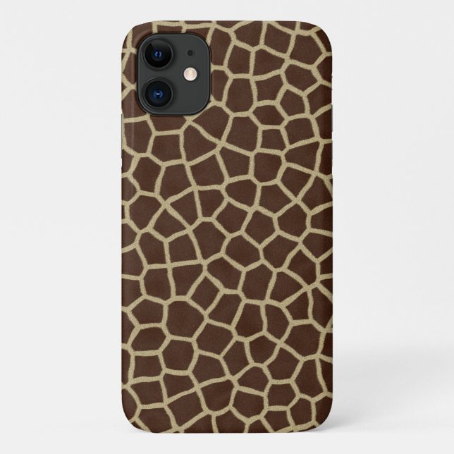 Giraffe Skin Texture Brown Pattern-65240 Case-Mate iPhone Case (Back)