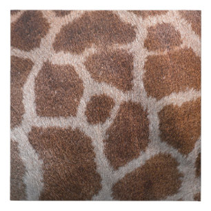 Giraffe skin texture faux canvas print