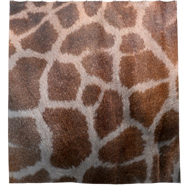 Giraffe skin texture shower curtain (Front)