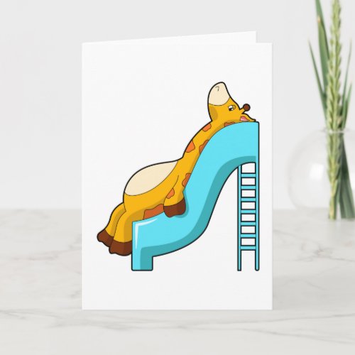 Giraffe Slide Card