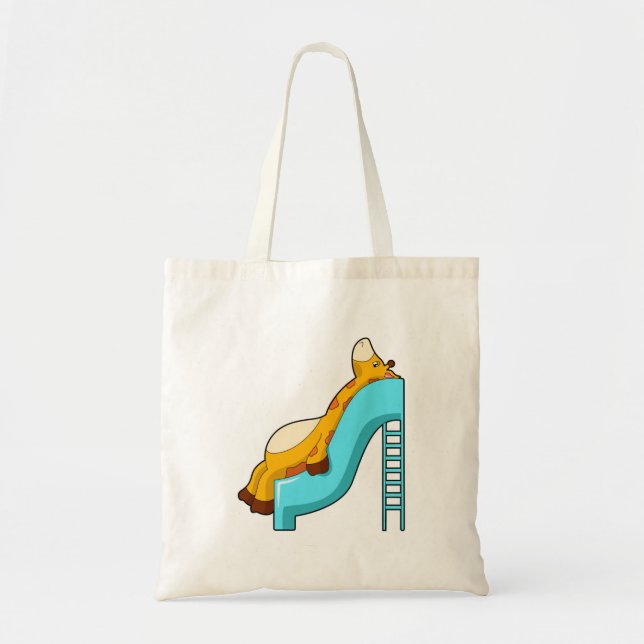 Giraffe Slide Tote Bag (Front)