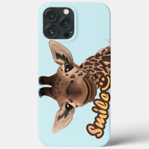 Giraffe smile  iPhone 13 pro max case