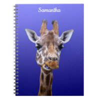 Giraffe Spiral notebook