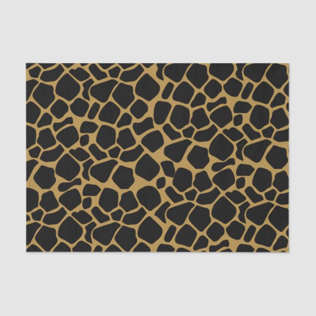 Giraffe Spot Animal Print Tissue Paper (Front)