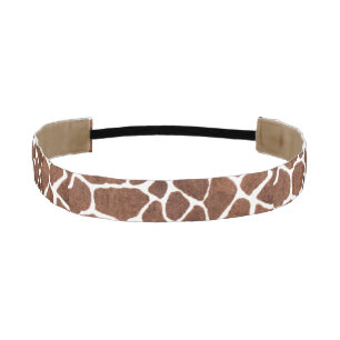 Giraffe spots athletic headband