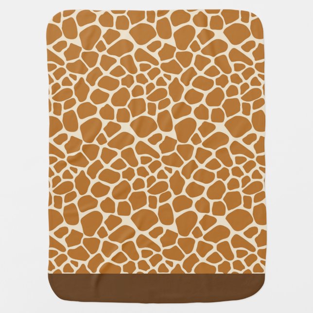 Giraffe Spots Baby Blanket (Front)