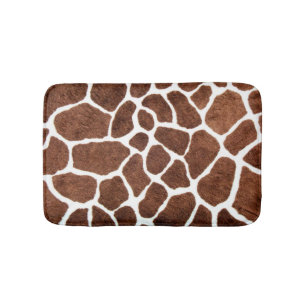 Giraffe spots bath mat