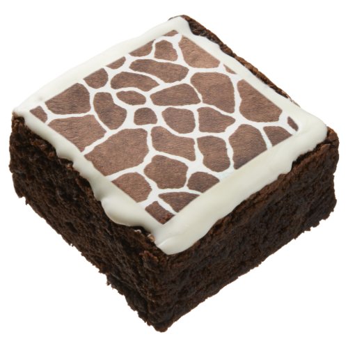 Giraffe spots brownie