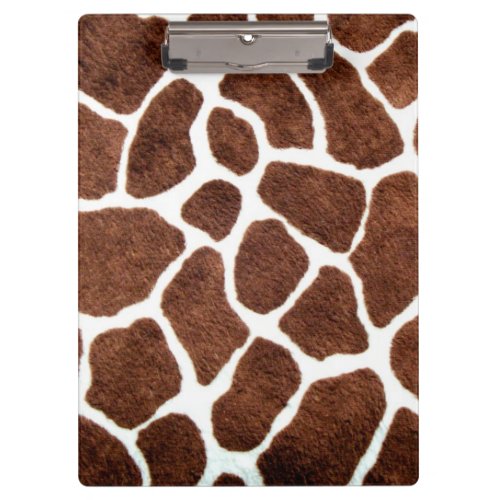 Giraffe spots clipboard