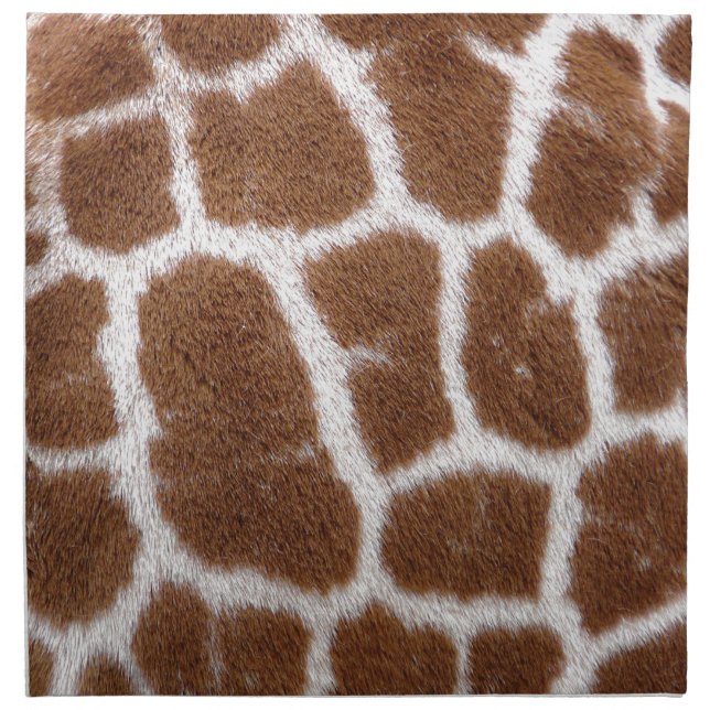 Giraffe Spots Cloth Napkin (Front)