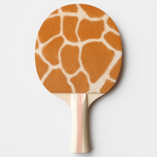 Giraffe Spots Exotic Animal Print  Ping Pong Paddle (Front)