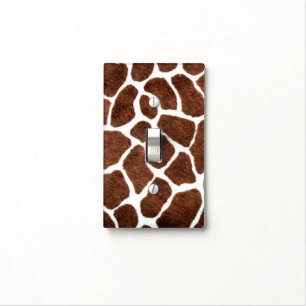 Giraffe spots light switch cover