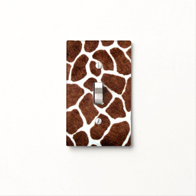 Giraffe spots light switch cover (In Situ)