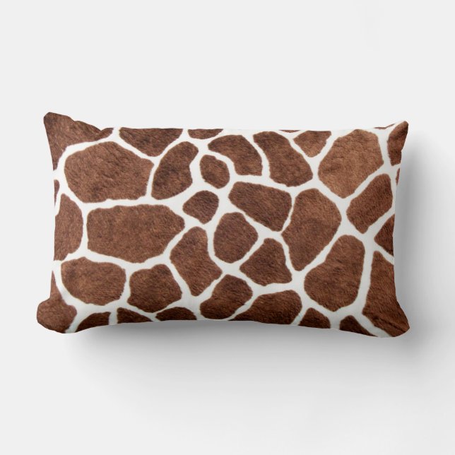Giraffe spots lumbar pillow (Front)