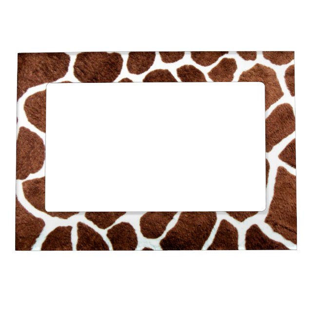 Giraffe spots magnetic photo frame (Front)