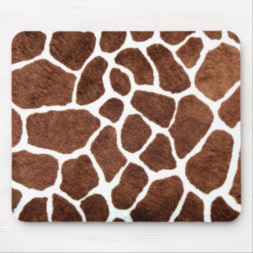 Giraffe spots mouse pad