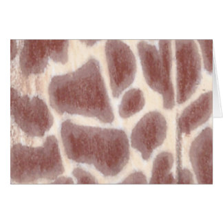 Giraffe Spots Pattern Cards