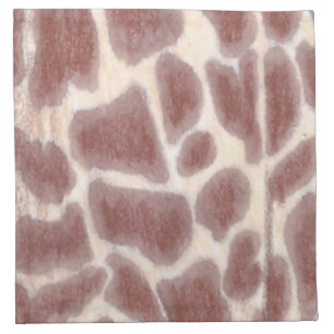 Giraffe Spots Pattern Cloth Napkins