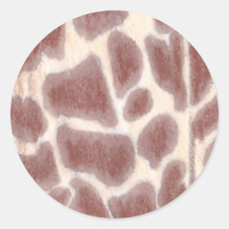 Giraffe Spots Pattern Custom Stickers