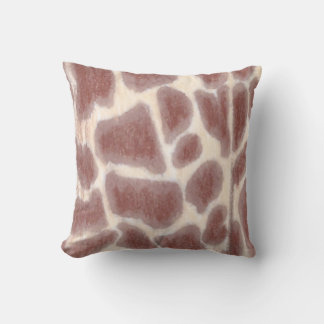 Giraffe Spots Pattern Decorative Pillows