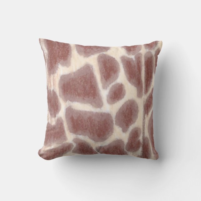 Giraffe Spots Pattern Decorative Pillows (Front)